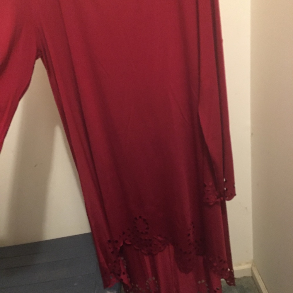 Size large red Aline dress by Rosegal. New with tags
